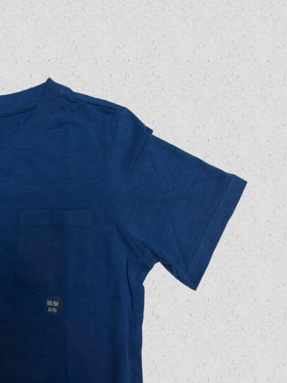 Toughskins Boy’s Dark Blue V-Neck Pocket Tee
